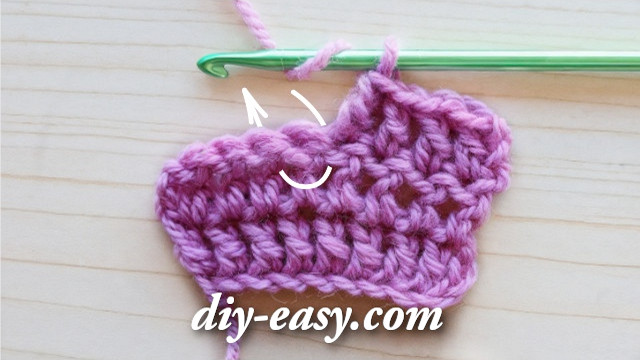 Back Post Double Crochet