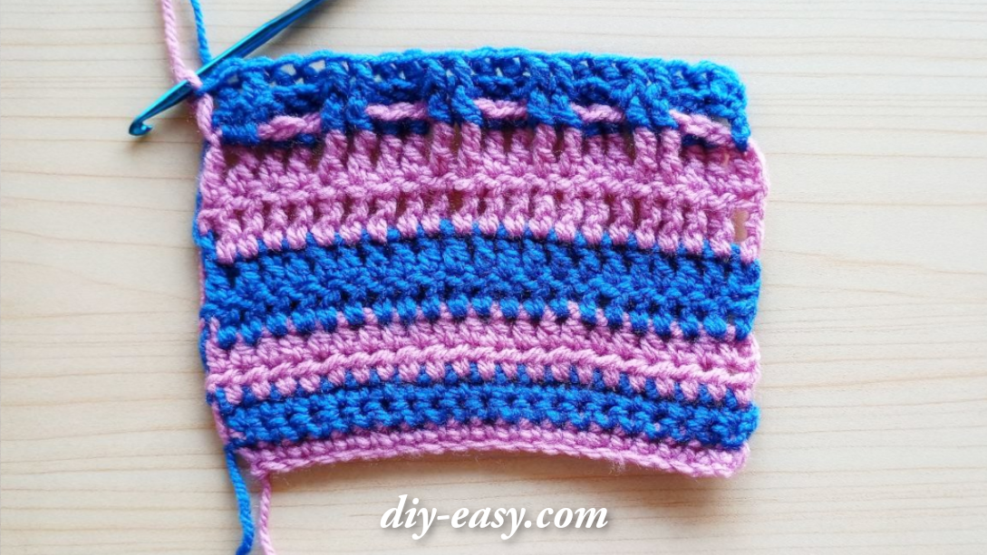 Comprehensive list of crochet stitches.