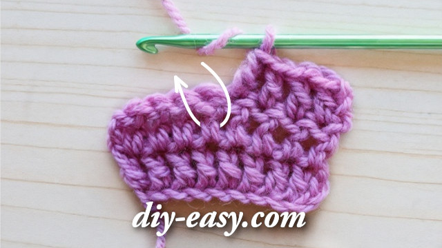 Front Post Double Crochet