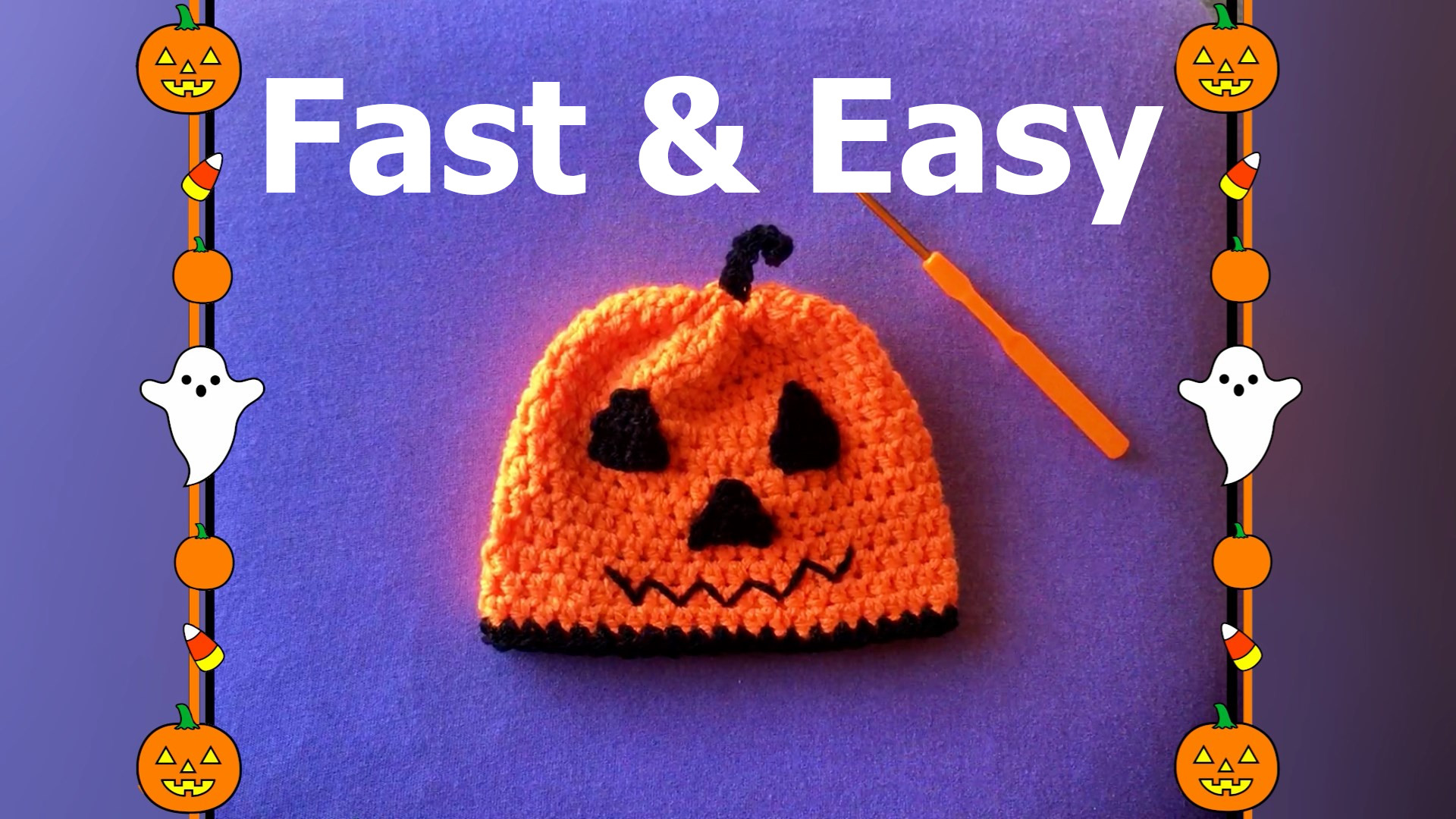 Read more about the article Super Simple Crochet Pumpkin Hat for Absolute Beginners – No Counting Stitches!