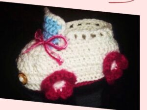 Car Toddler Girl Booties Crochet Pattern – 4 Sizes 12 Months to 3 Years | Easy Photo Tutorial