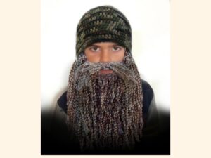 Duck Dynasty Hat & Beard Crochet Pattern | 7 Sizes | Camo + Beard