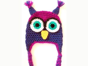 Owl Hat Crochet Pattern | Earflaps & 7 Sizes | Newborn to Adult
