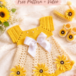 Crochet Sunflower Baby Dress: A Sweet Handmade Treasure