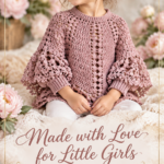 Crochet Baby Poncho with Puff Sleeves: A Sweet Heirloom Treasure