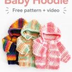 Crochet Baby Hoodie: A Cozy Cobblestone Treasure