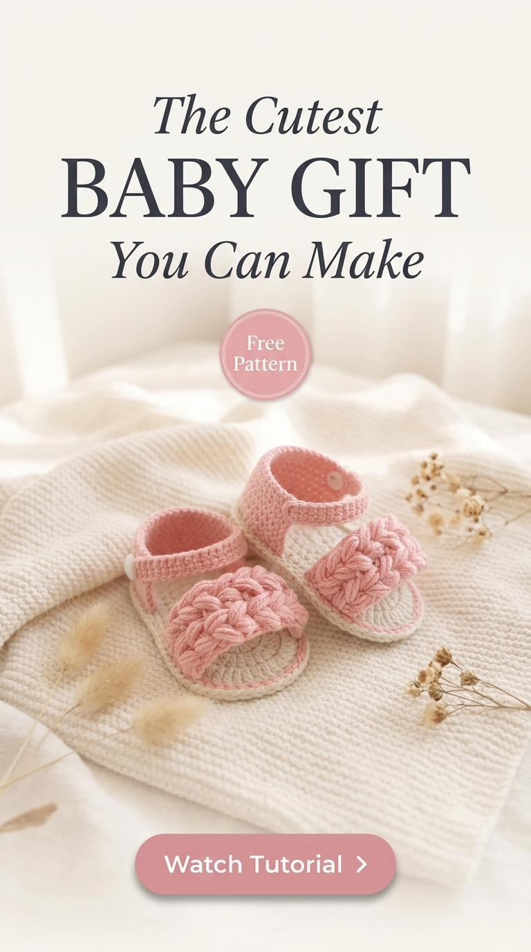 Read more about the article Crochet Baby Sandals: A Tiny Handmade Treasure