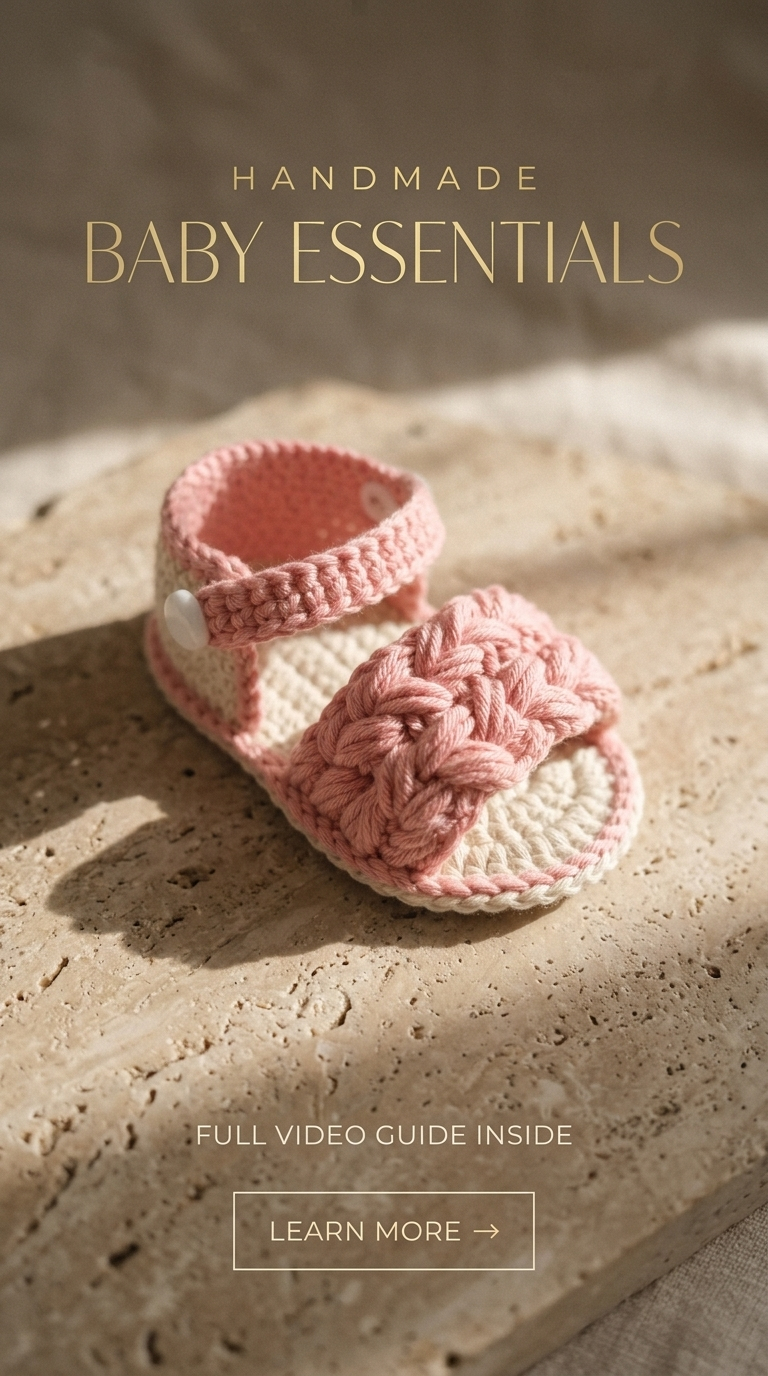 Crochet Baby Sandals: A Tiny Handmade Treasure 14 7