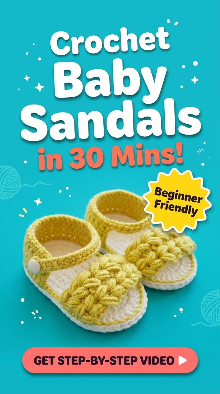 Crochet Baby Sandals: A Tiny Handmade Treasure 17 8