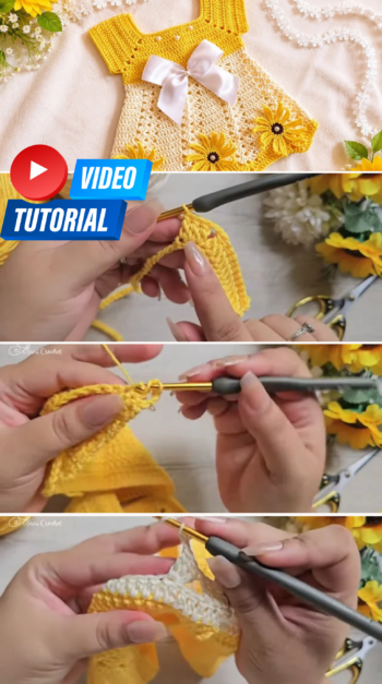 From Thread to Dress Crochet Baby Dress Step by Step